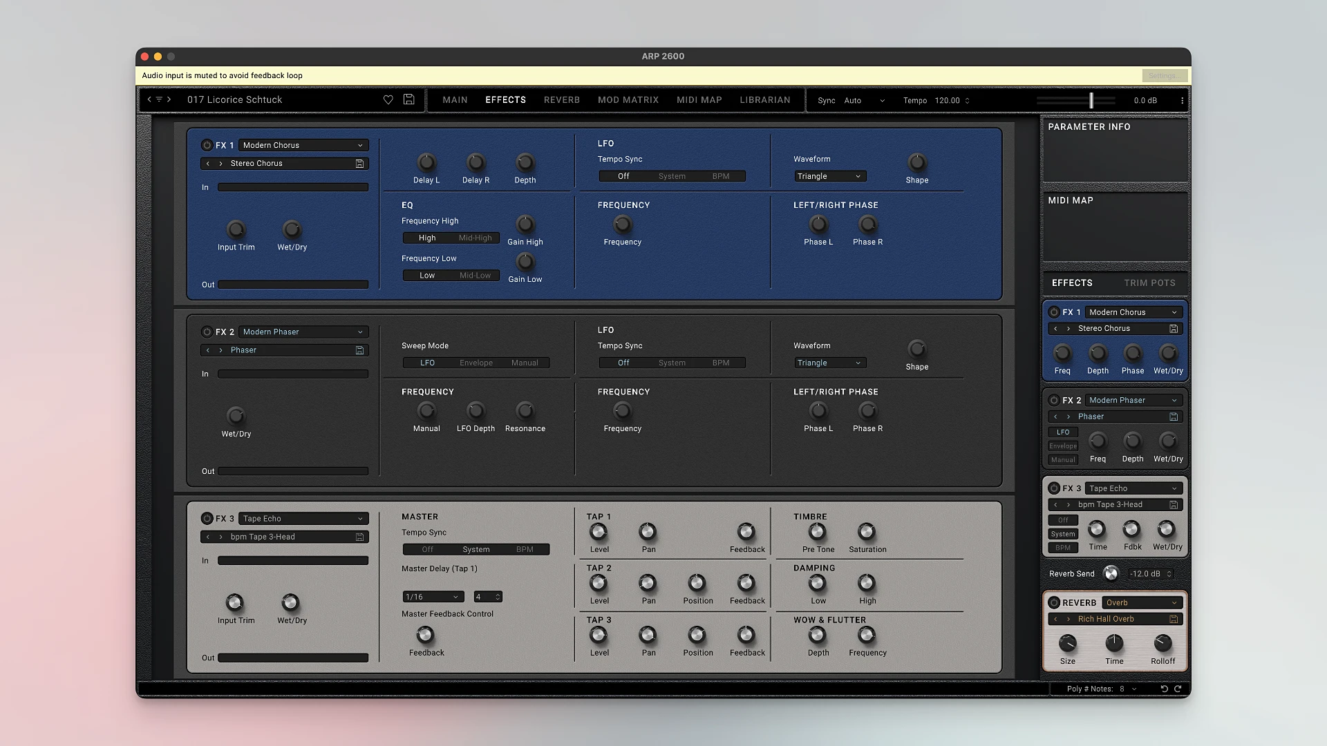 KORG Software ARP 2600 screenshot 2
